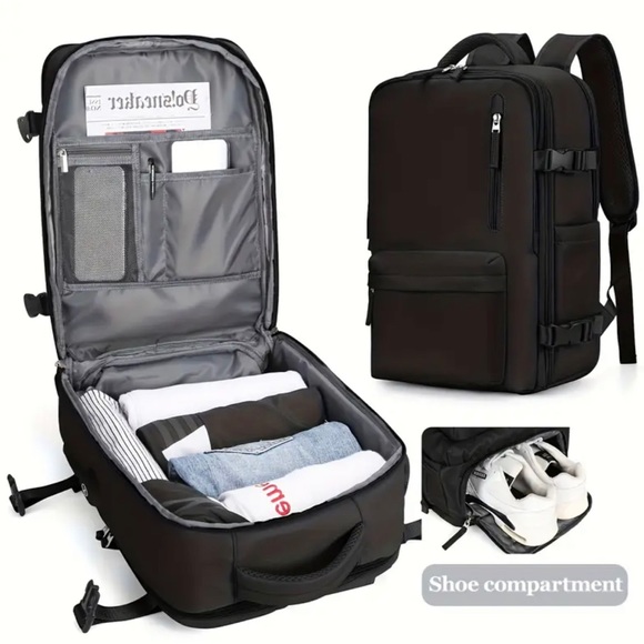 Large Travel Hiking Backpack Waterproof Outdoor Sports Casual School Laptop Bag
